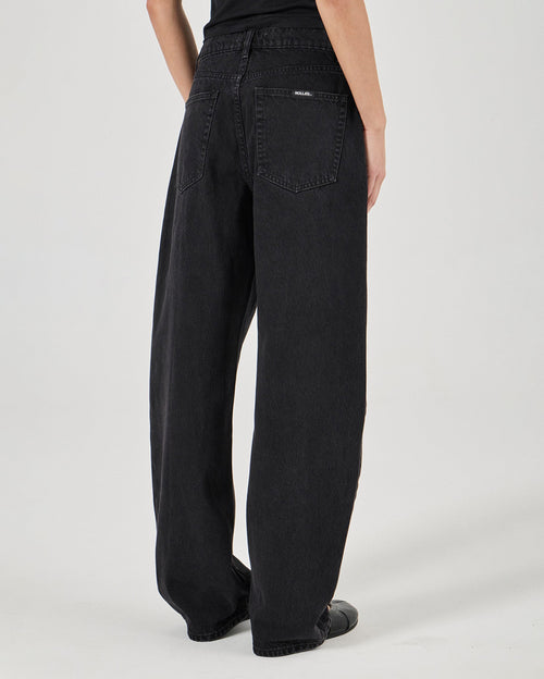 Arc Barrel Denim Jeans - Black Sand - Rollas