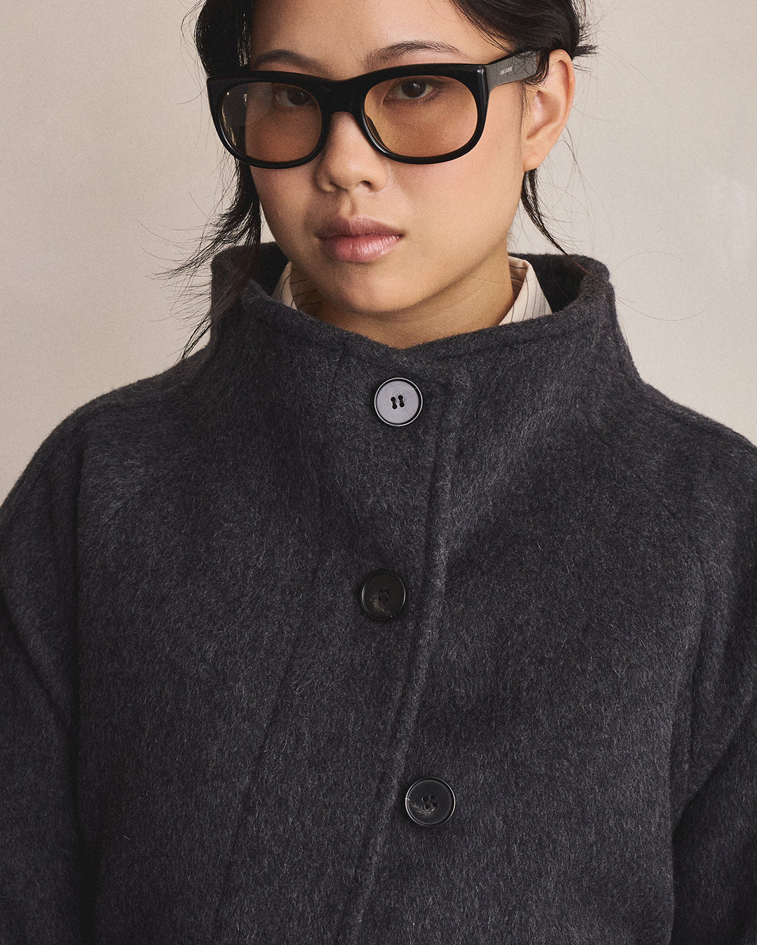 Arlo Coat - Deep Charcoal - Gracious