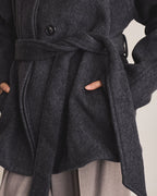 Arlo Coat - Deep Charcoal - Gracious