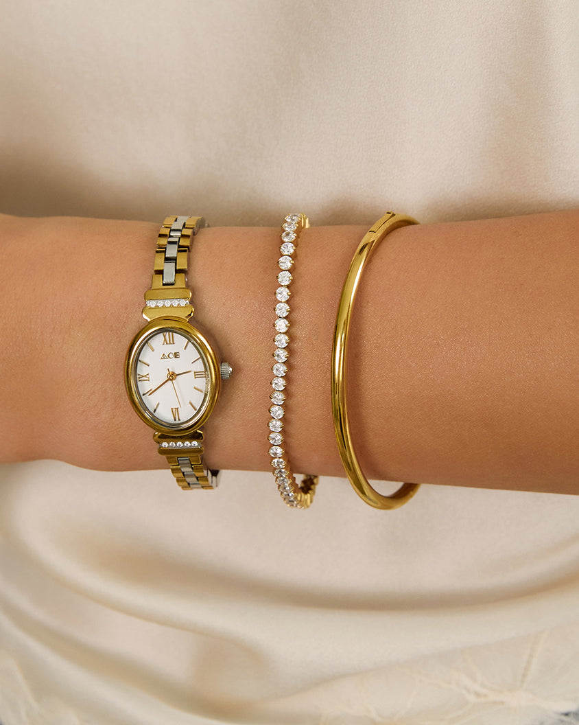 Allegra Tennis Bracelet - Gold - Arms of Eve
