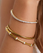 Allegra Tennis Bracelet - Gold - Arms of Eve