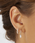 Pip Silver Charm Earrings - Silver - Arms of Eve