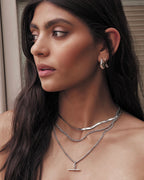 Pip Silver Charm Earrings - Silver - Arms of Eve