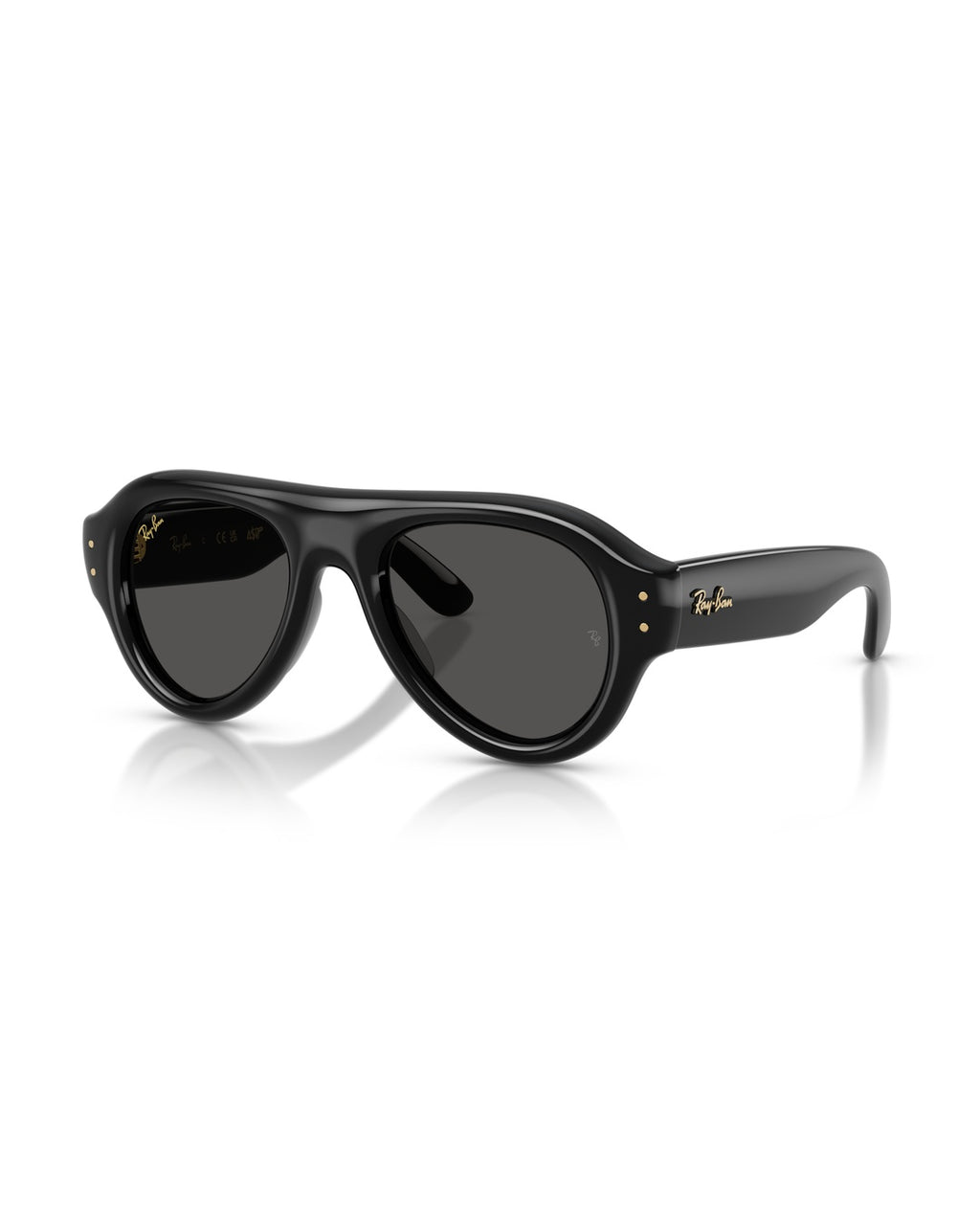 Aviator Puffer Sunglasses - Black/Ultra Black - Ray-Ban