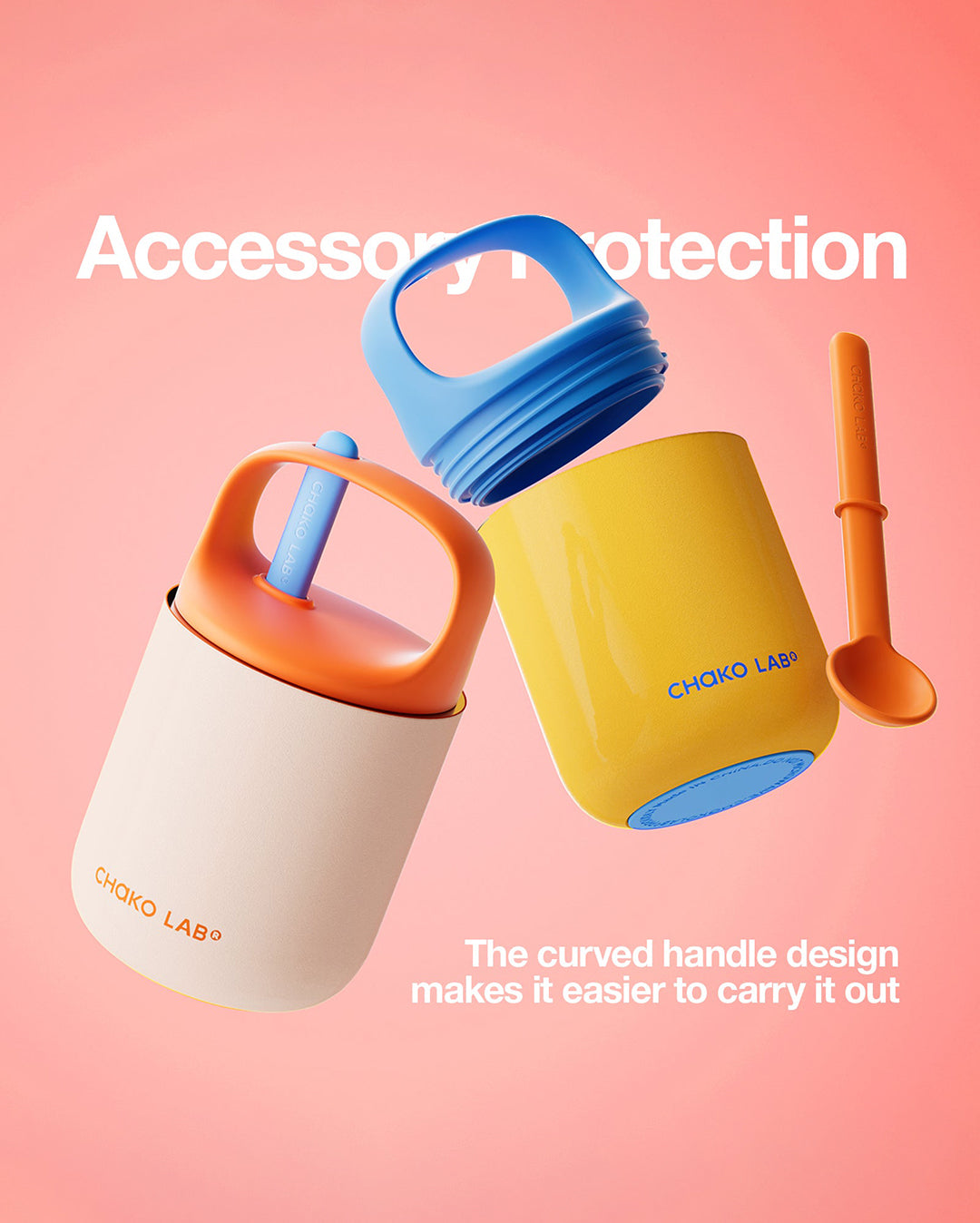 BaoBao Cup 450ml - Raspberry Oatmeal - Chako Lab