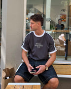 BB14 Tee - Aged Black