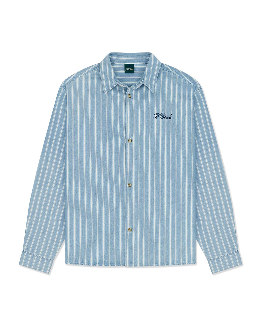 Crop LS Shirt - Blue - Barney Cools