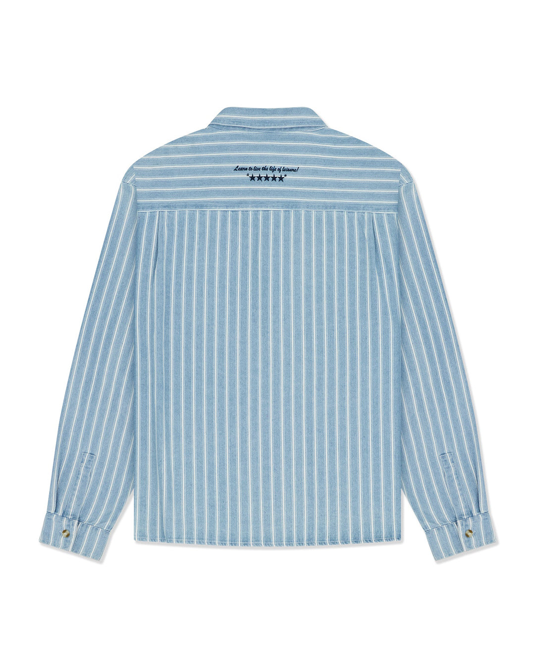 Crop LS Shirt - Blue - Barney Cools