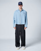 Crop LS Shirt - Blue - Barney Cools