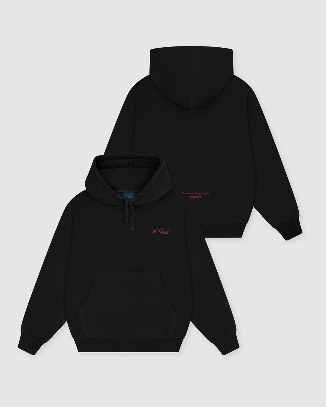 Scribe Crop Hood - Black