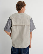 Base Tee - Ecru Stripe - Kowtow