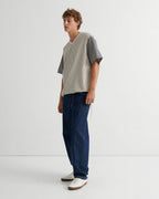 Base Tee - Ecru Stripe - Kowtow