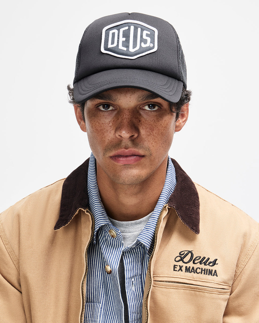Baylands Trucker - Black-White - Deus Ex Machina