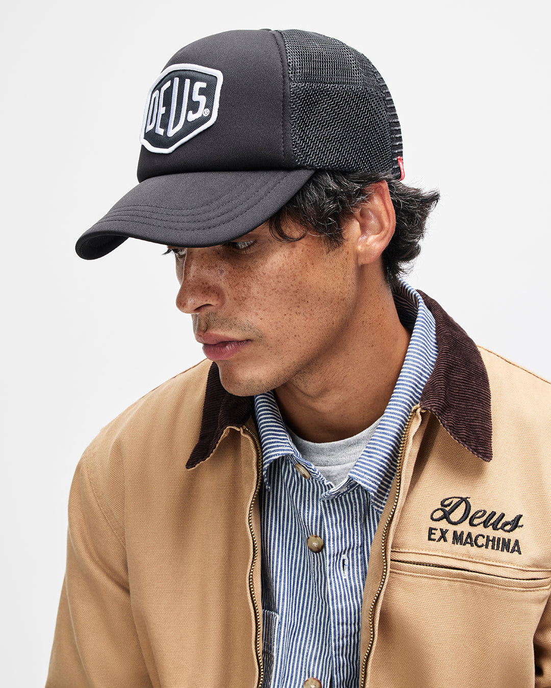 Baylands Trucker - Black-White - Deus Ex Machina