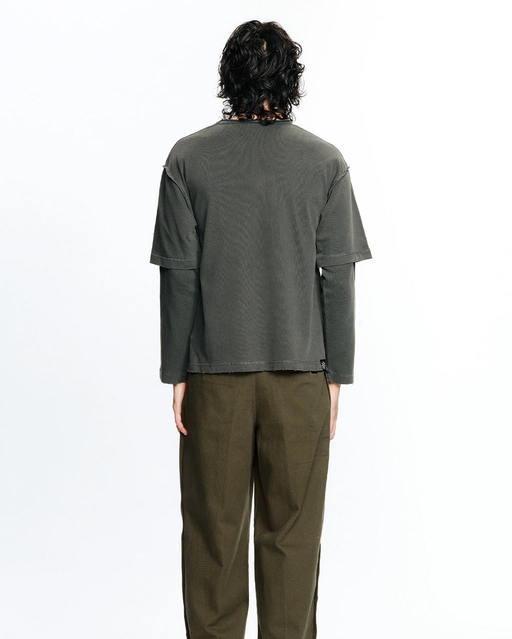 Dream Layer Long Sleeve Tee - Charcoal