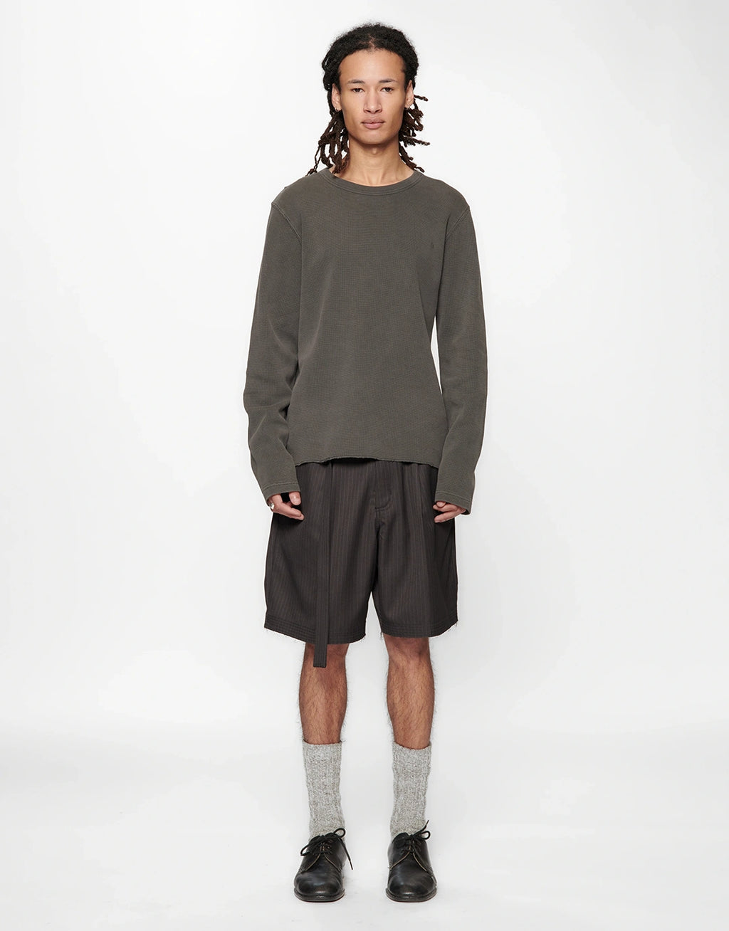 Cut Short - Black Herringbone