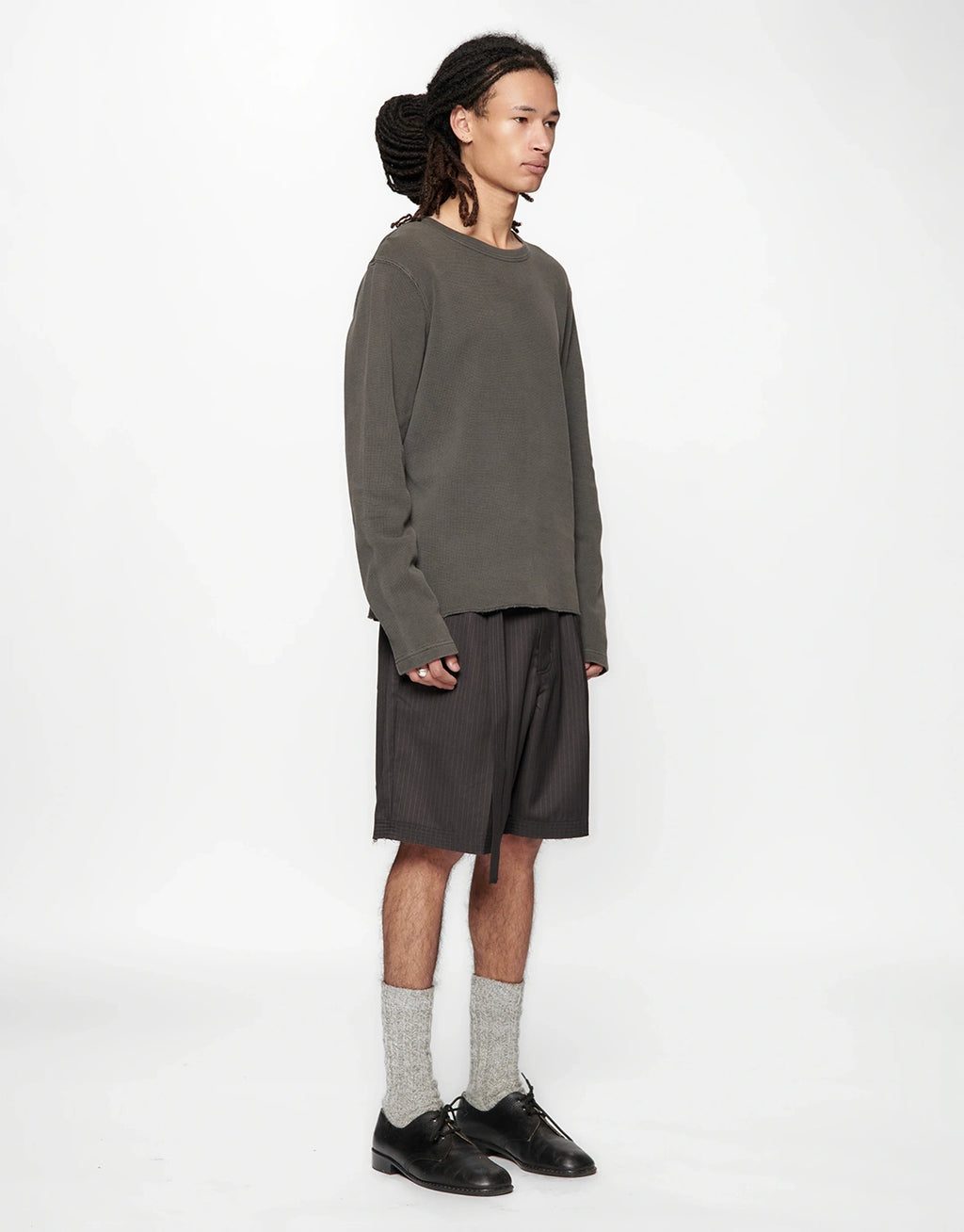 Cut Short - Black Herringbone