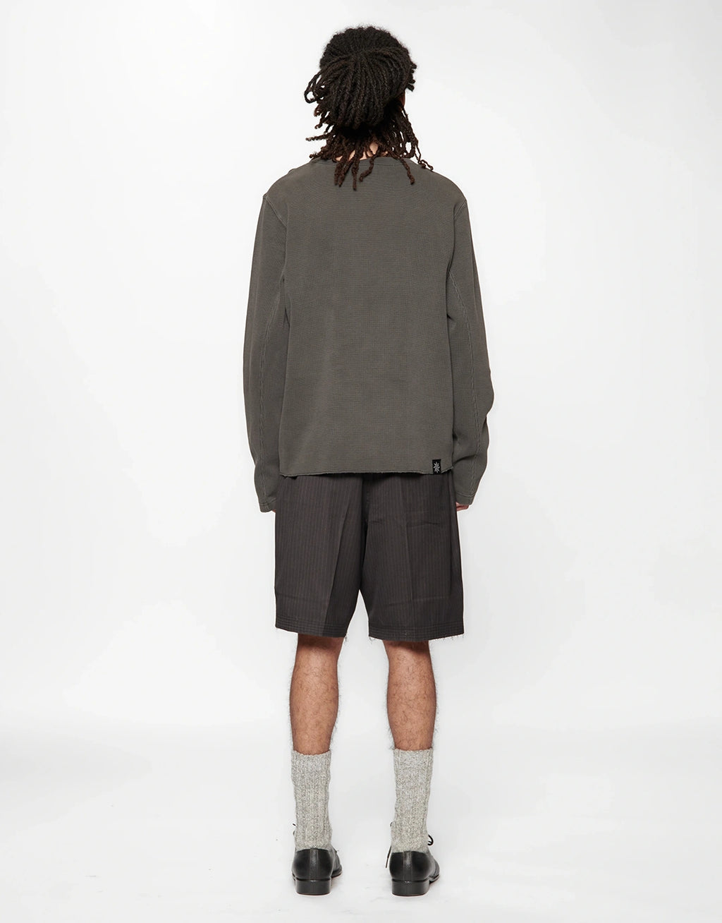 Cut Short - Black Herringbone