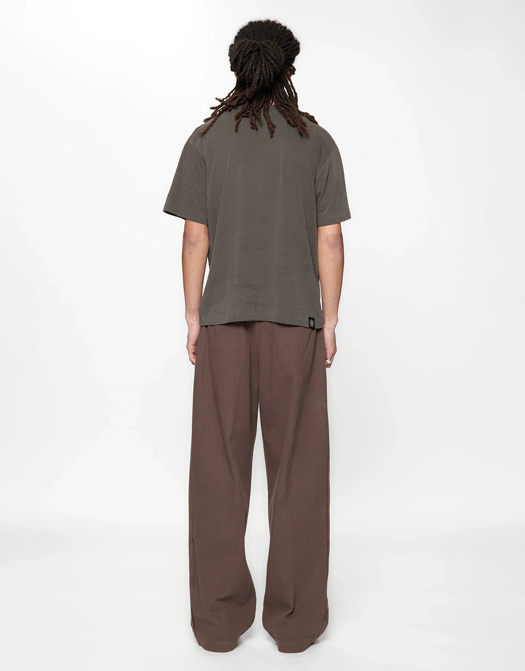 Pleated Work Pants - Dark Grey