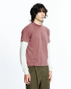 Tide Double Tee - Plum/Bone by Beach Brains - view 2