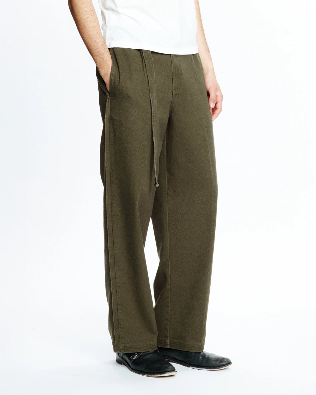 Pleated Work Pant - Fatigue
