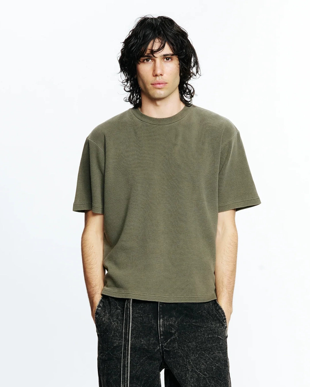 Waffle Dream Tee - Fatigue