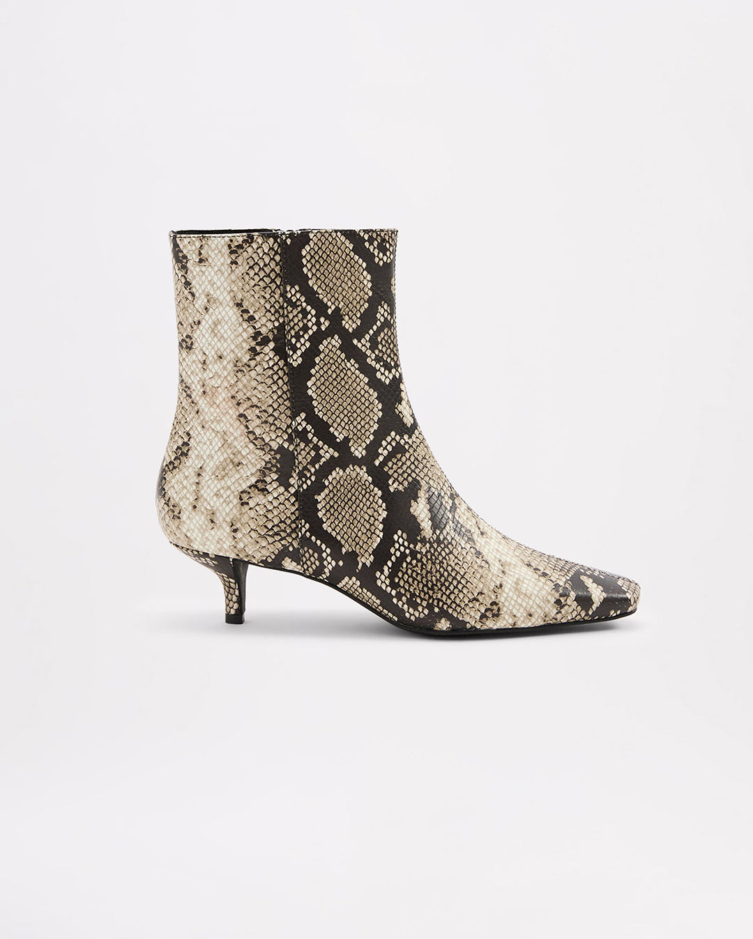 Beatriz Ankle Boot - Snake - Nude Lucy