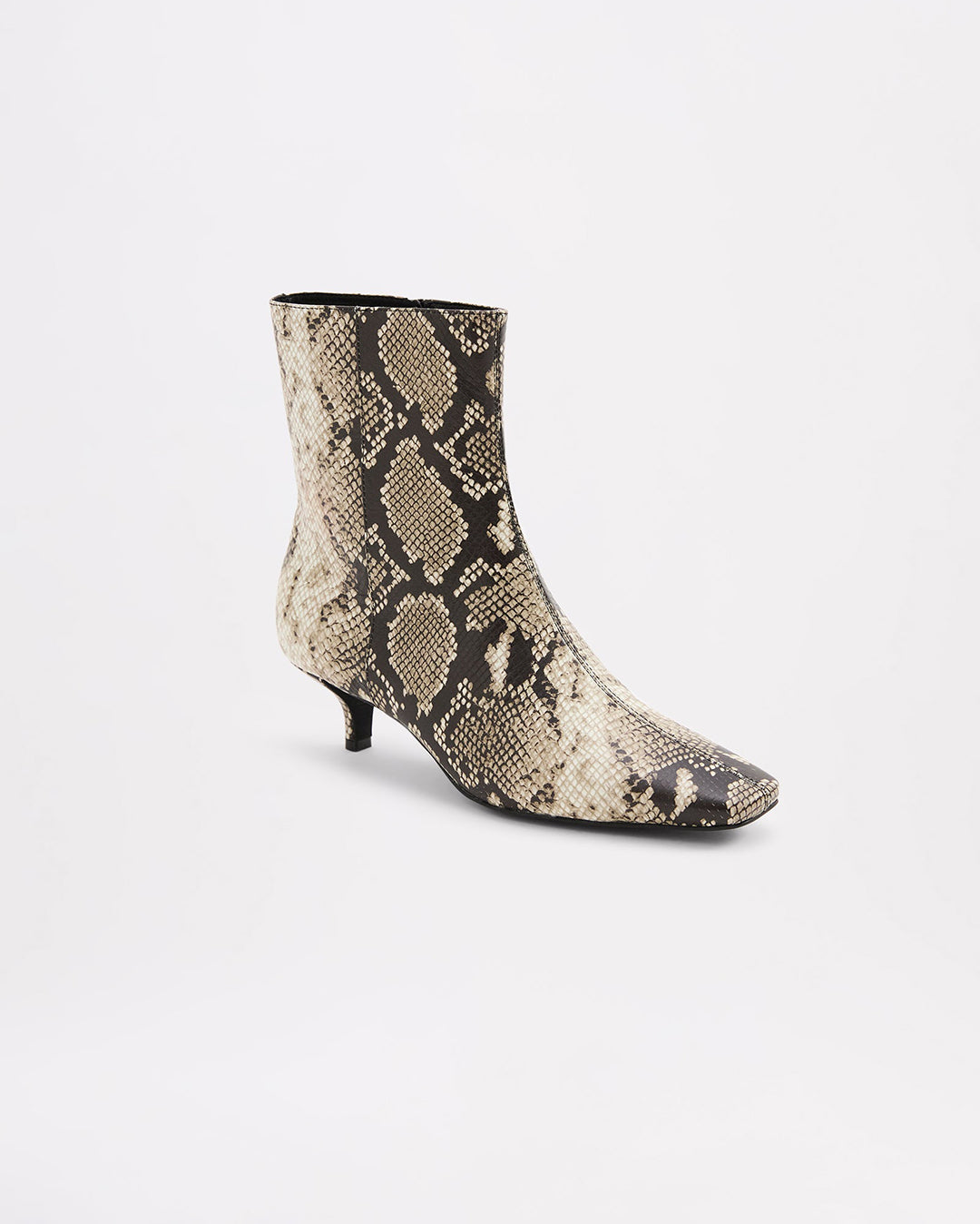 Beatriz Ankle Boot - Snake - Nude Lucy