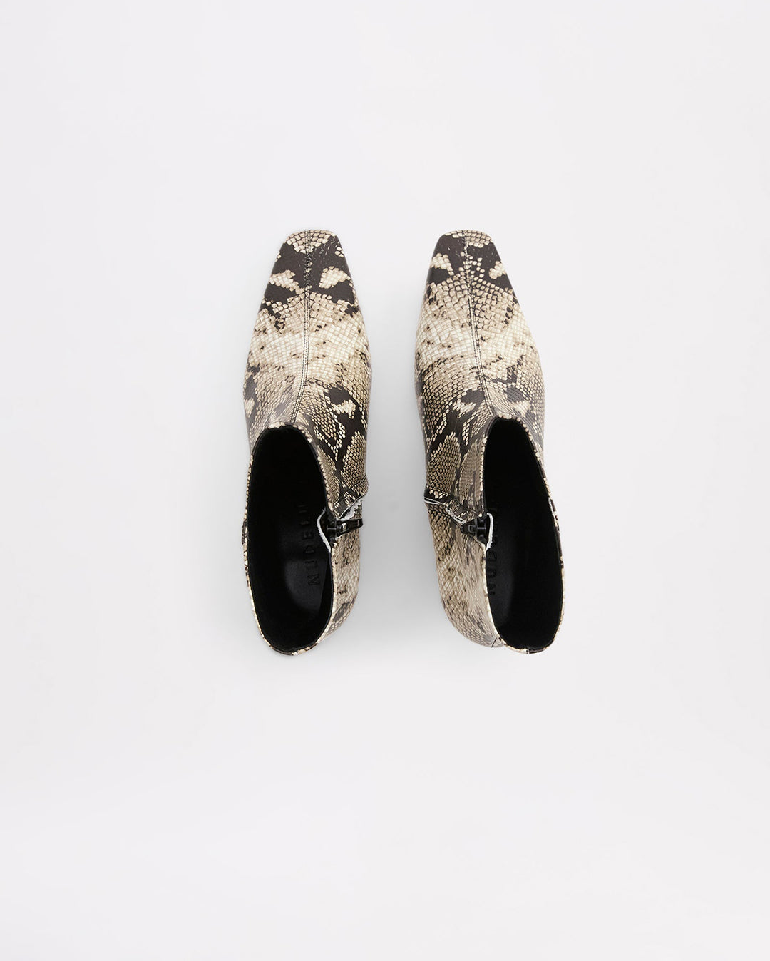 Beatriz Ankle Boot - Snake - Nude Lucy