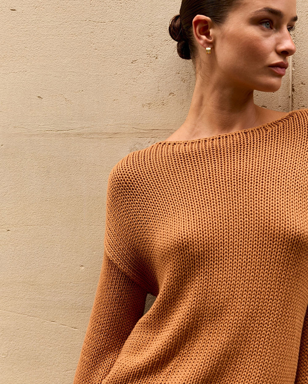 Bell Long Sleeve Knit - Toffee - Summi Summi