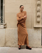 Bell Long Sleeve Knit - Toffee - Summi Summi