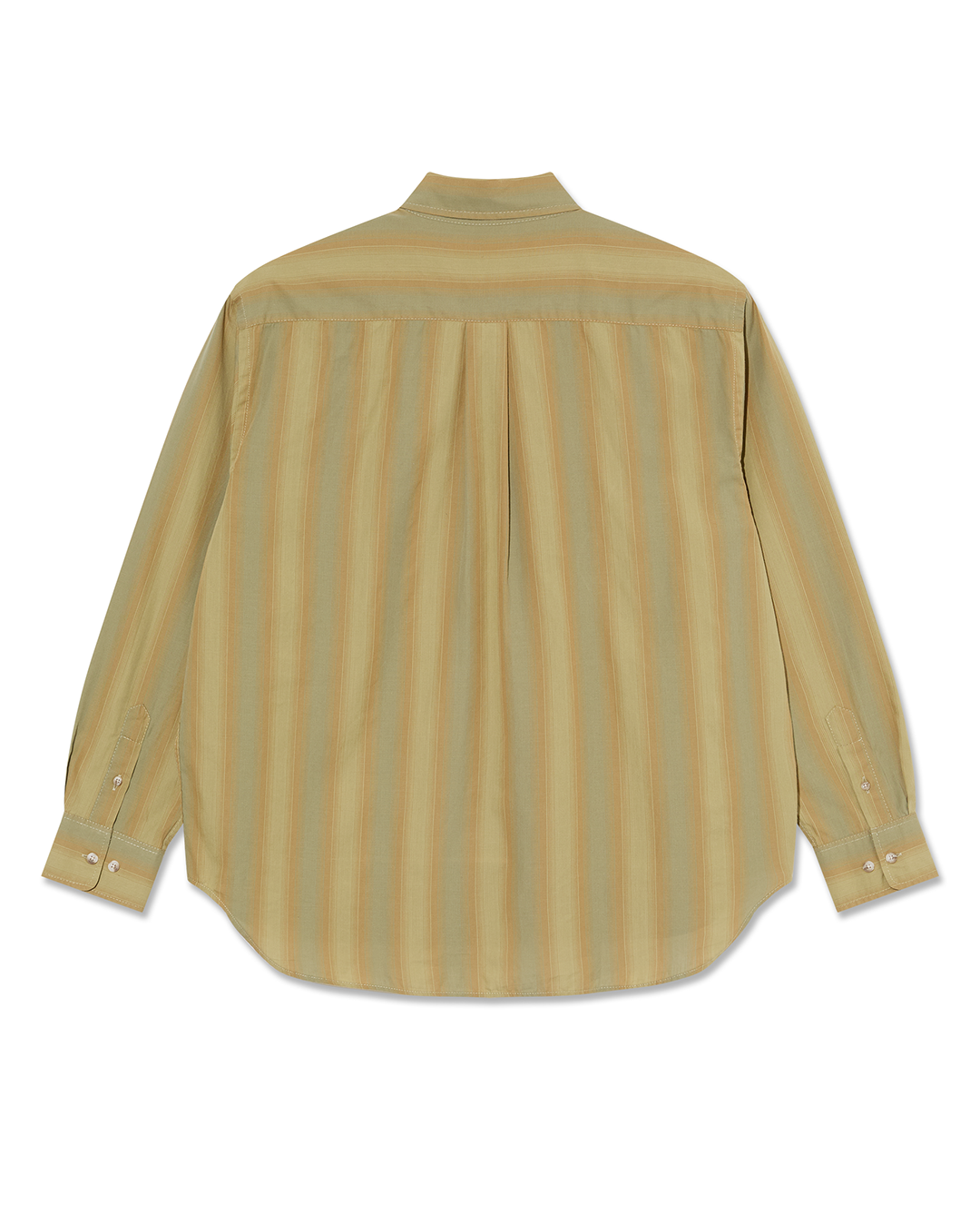 Ben Long Sleeve Shirt - Green Stripe - Polar Skate Co