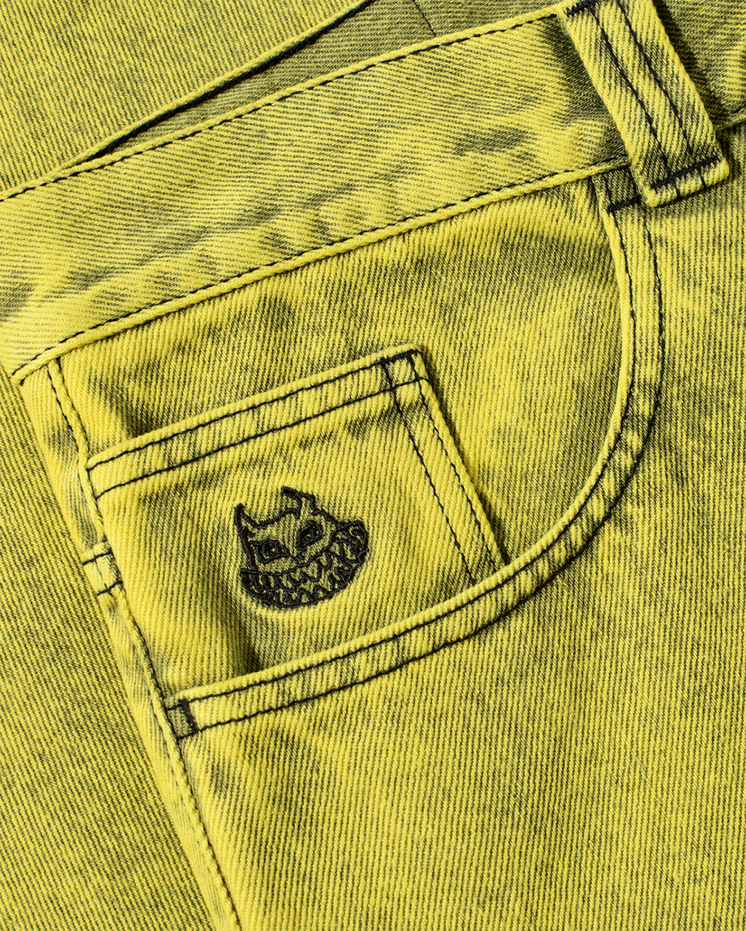 Big Boy Pants Demon Child - Lemon Black 4