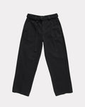 Pleated Work Pant - Black by Beach Brains