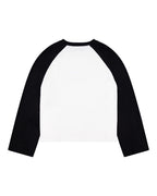 Raglan Crew T-Shirt - Black/White by Checks Downtown - view 2