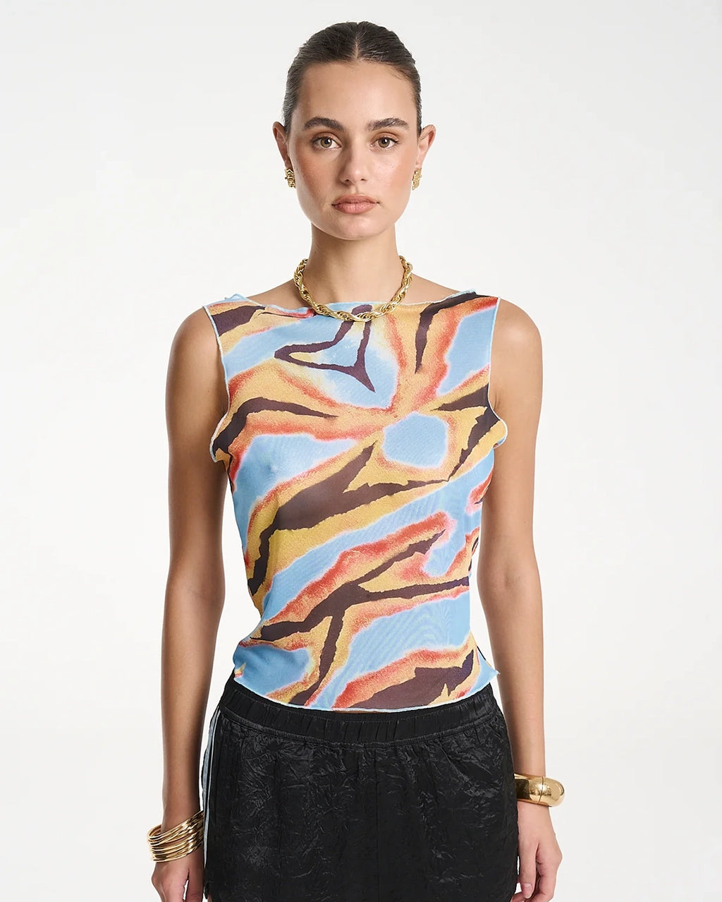 Mesh Tank Top - Zanzibar