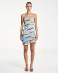 Strapless Mesh Mini Dress - Zanzibar by Summi Summi