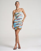 Strapless Mesh Mini Dress - Zanzibar by Summi Summi - view 4