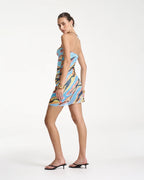 Strapless Mesh Mini Dress - Zanzibar by Summi Summi - view 5