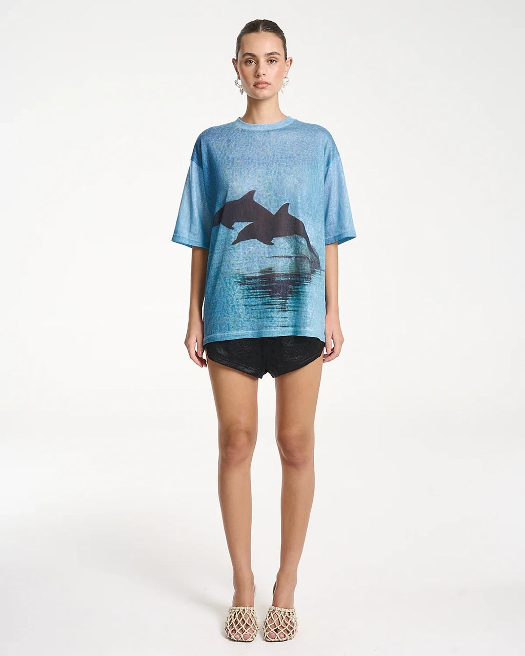 Double Dolphin T-Shirt - Blue by Summi Summi - view 11