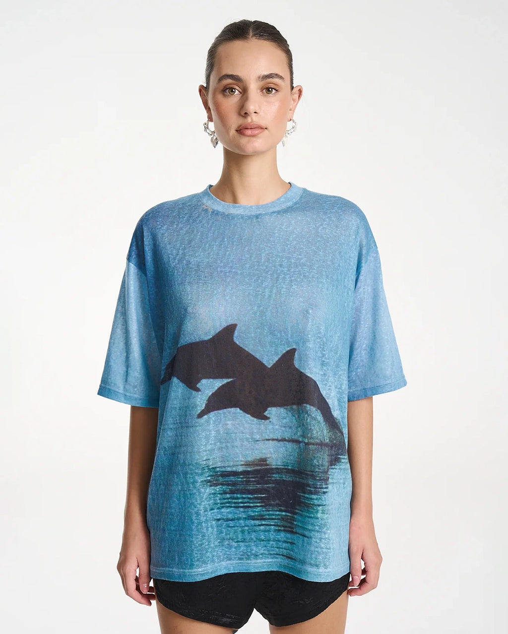 Double Dolphin T-Shirt - Blue by Summi Summi - view 5