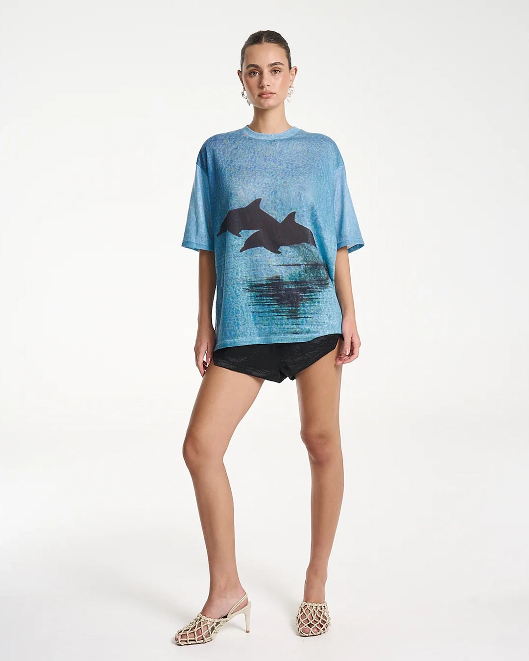 Double Dolphin T-Shirt - Blue by Summi Summi - view 12