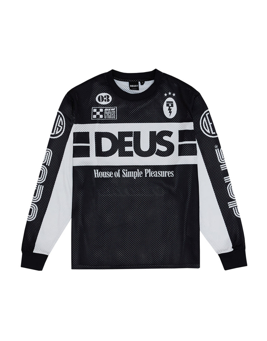 Deus Ex Machina Off Road MX Jersey 2.0 - Black | Wally NZ