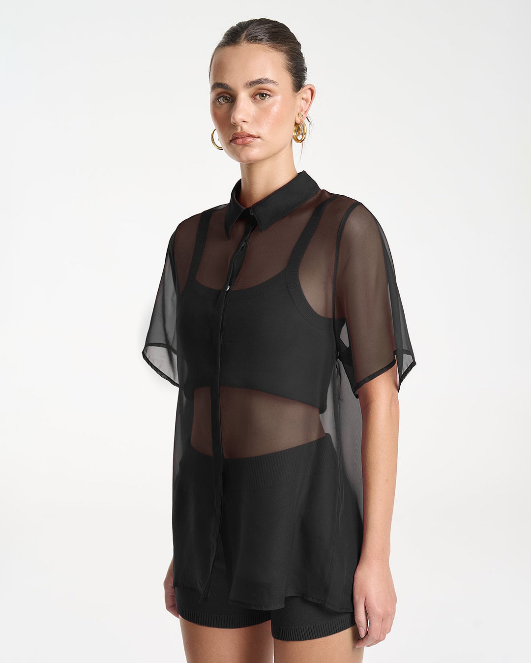 Romeo Shirt - Midnight Black