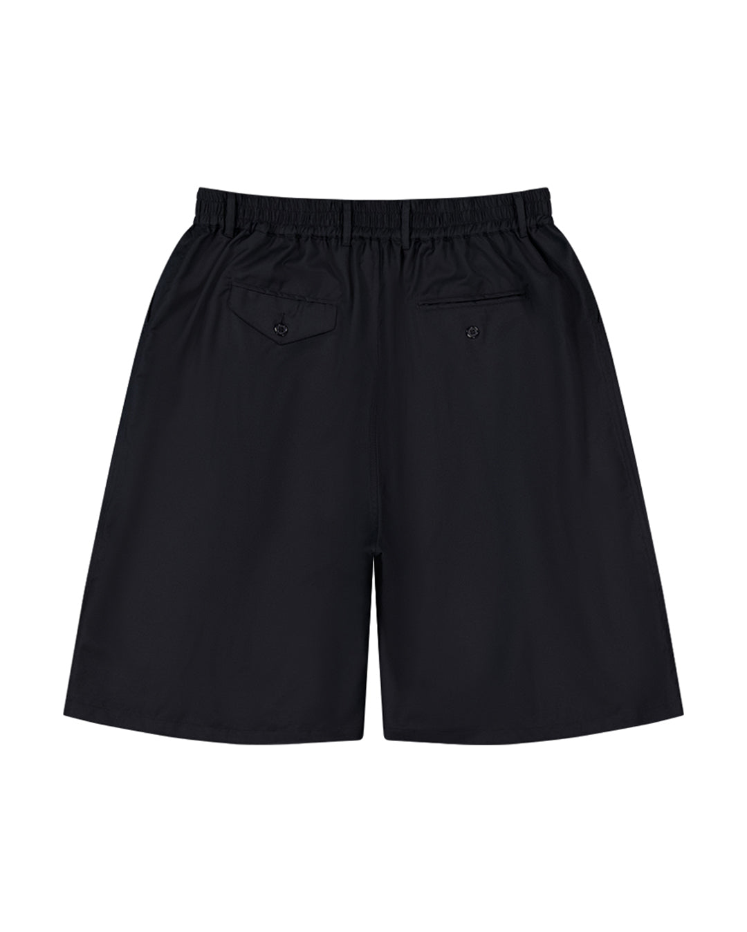 Hakama Shorts - Black Wool