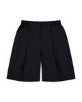 Hakama Shorts - Black Wool by Checks Downtown