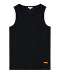Ribbed Tank - Black by Checks Downtown