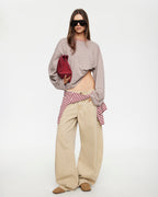 Bloom Long Sleeve Top - Muted Pastels Stripe | Lioness | Wally