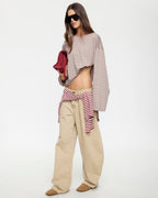 Bloom Long Sleeve Top - Muted Pastels Stripe | Lioness | Wally