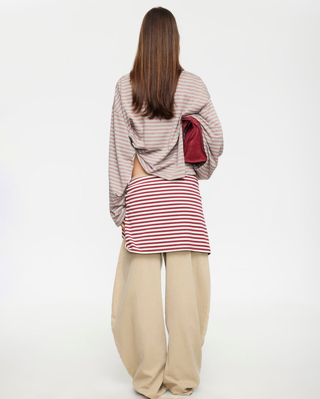 Bloom Long Sleeve Top - Muted Pastels Stripe | Lioness | Wally